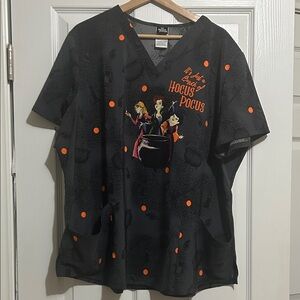 Disney Hocus Pocus Scrub Top 2XL